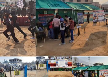 10 RR Indian Army, MVD organize National Road Safety awareness campaign at Sport Stadium Doda