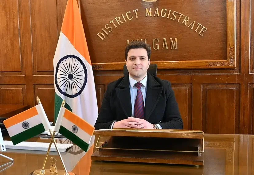 Athar Aamir Khan, assumes charge of DC Kulgam
