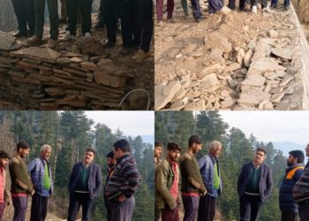 Chairman DDC inspects NABARD funded Road Project in Thuba Village