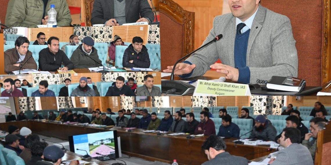 DC Kulgam chairs introductory meeting with District/ Sectoral Officers