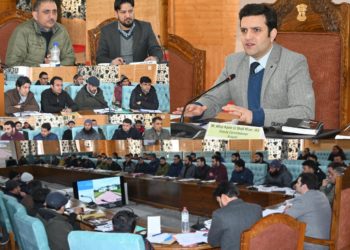 DC Kulgam chairs introductory meeting with District/ Sectoral Officers