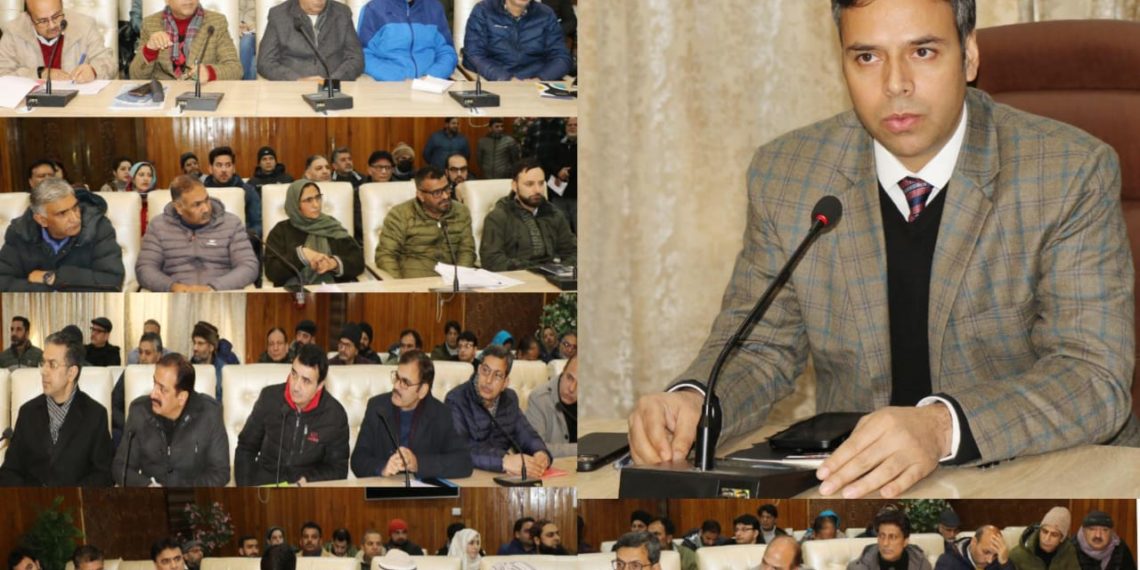Deputy Commissioner (DC) Srinagar holds introductory meeting with District/Sectoral Officers