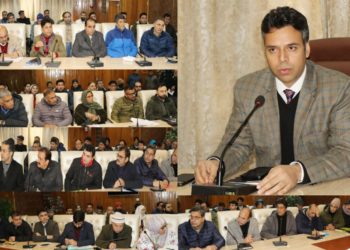 Deputy Commissioner (DC) Srinagar holds introductory meeting with District/Sectoral Officers