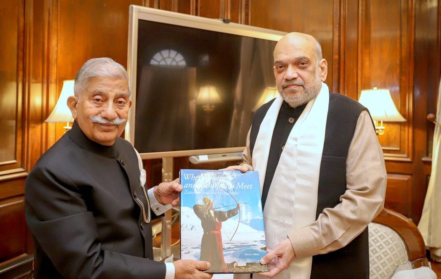 The Lieutenant Governor of Ladakh, Brig. (Dr) B.D. Mishra called on Union Home Minister and Minister of Cooperation Shri Amit Shah