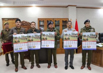 DGP J&K unveils PWWA, J&K calendar for 2024; calendar highlights achievements/activities of 2023