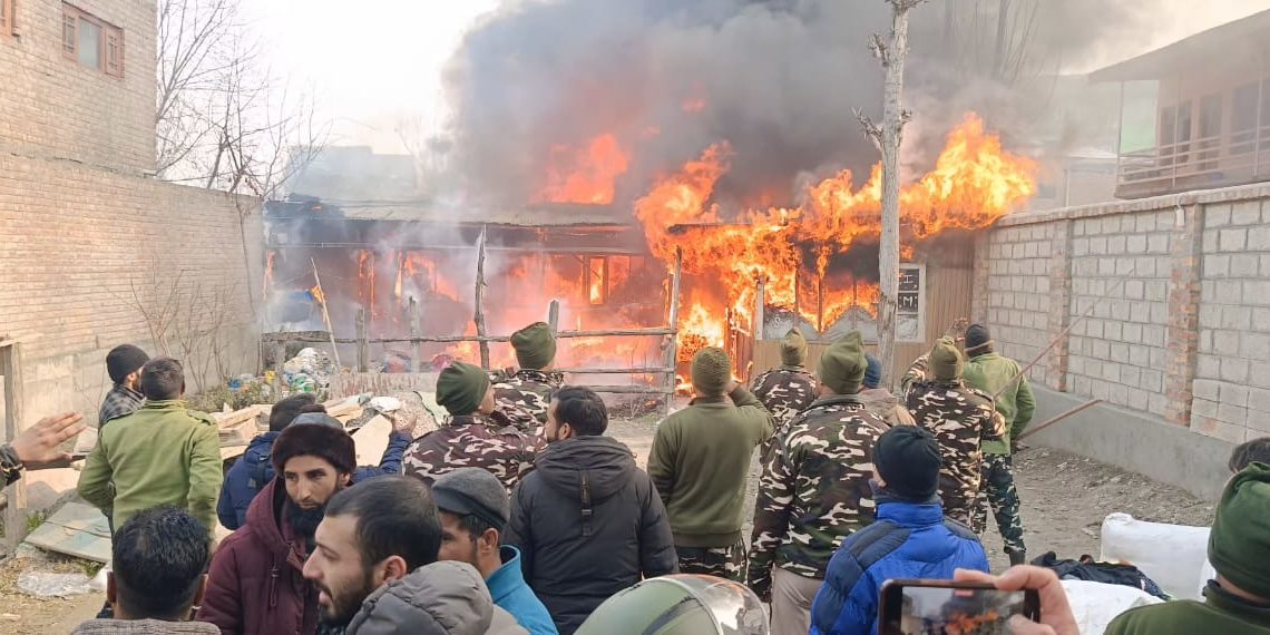 Rescue work done by SSB, 10 Battalion, SSB