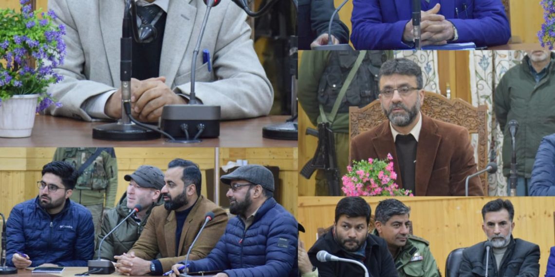 DC Bandipora holds interactive meeting with District/Sectorial officers.