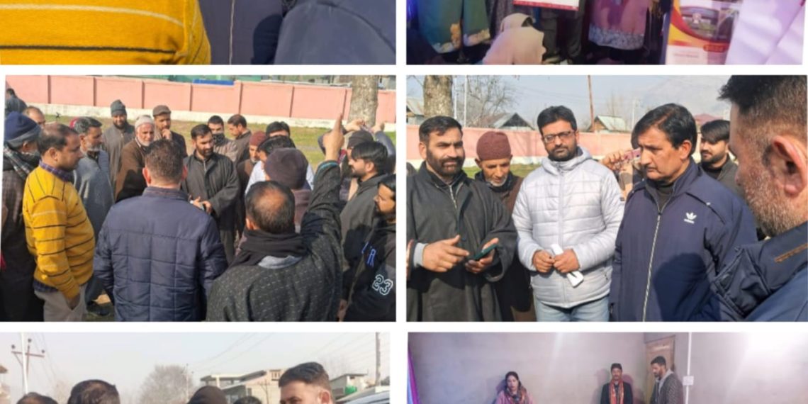 BJP Ganderbal Leaders Engage with Locals, Discuss Government Schemes and Development Initiatives during ‘Gaon Chalo Abhiyan