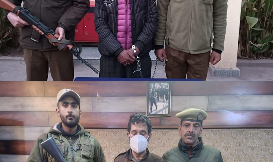 Police arrests 2 drug peddlers in Baramulla; Contraband substances recovered