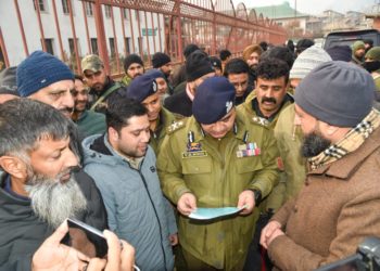 IGP Kashmir visits North Kashmir’s Baramulla district
