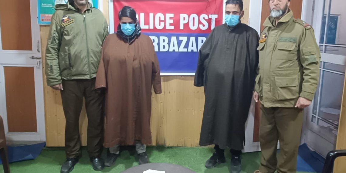 Police arrested 02 drug peddlers in Kulgam; Contraband substance recovered