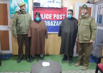 Police arrested 02 drug peddlers in Kulgam; Contraband substance recovered