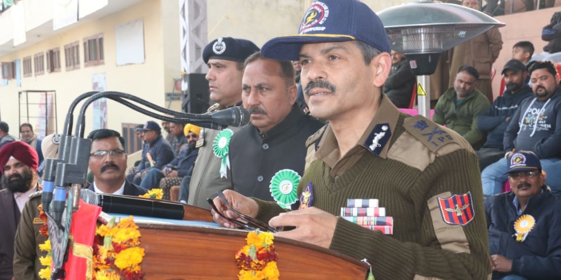 Majority of drugs are supplied from Pakistan; direct connection between Narcotics, terrorism and its financial sustenance: DGP J&K Shri R.R. Swain at closing ceremony of martyrs’ memorial tournament at Kathua