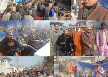 RSS Sangathan Holds Workers Meeting in Nowgam Bandipora.
