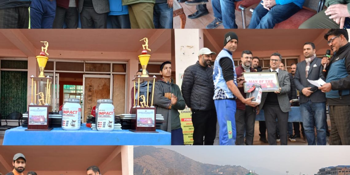 Bandipora Cricket Initiative: Final of 12-12 cricket tournament held at S. k Stadium Bandipora