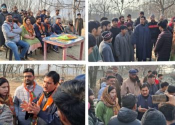 BJP Ganderbal Team Organizes ‘Gawuon ke Aur Chalo Abhiyaan’ Campaign, Addresses Grievances and Highlights Government Schemes in Local Interaction