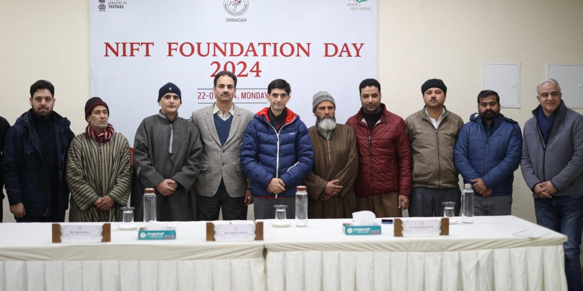 NIFT Srinagar celebrates foundation Day, felicitates artisans for their exemplary contribution
