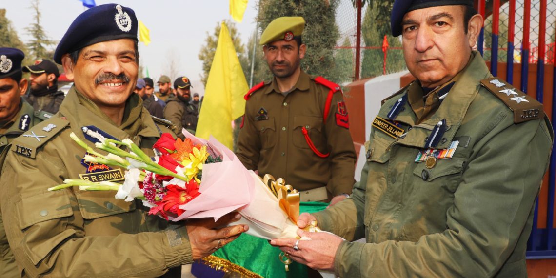 DGP J&K visits Lethpora Training Centre; interacts with trainees, faculty