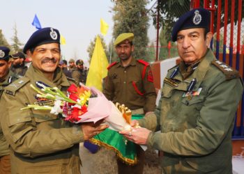 DGP J&K visits Lethpora Training Centre; interacts with trainees, faculty