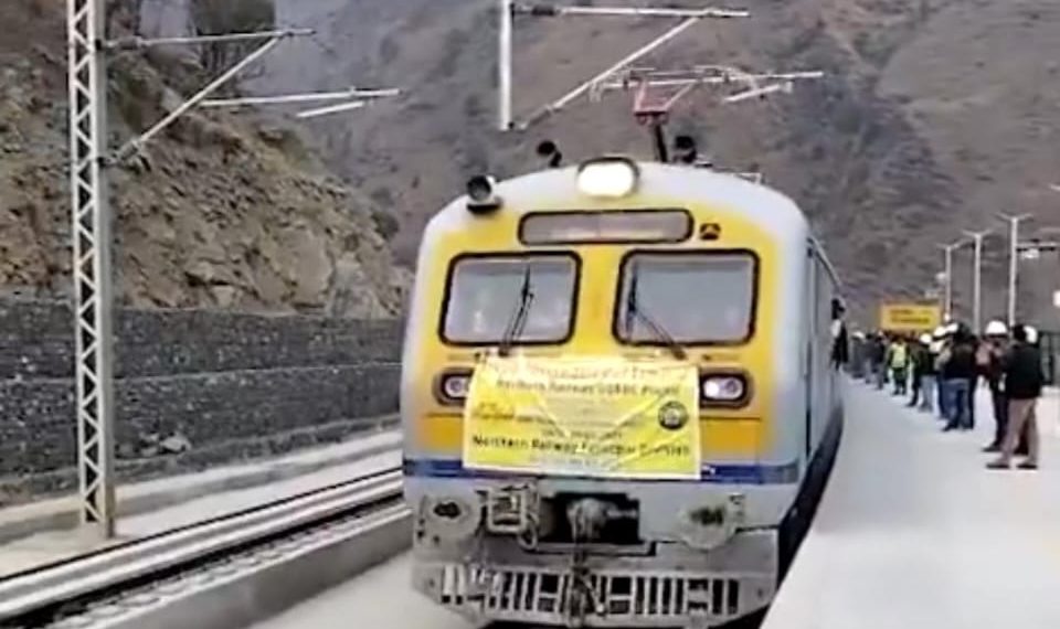 Successful trial through Khari-Sumber section raises hope of completion of Kashmir Rail Link Project