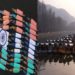 Shikaras decorated in colours of Indian flag create a visual treat in Srinagar
