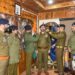 Pipping ceremony of newly promoted Superintendent of Police Peerzada Aijaz Ahmad held at RPHQ Baramulla