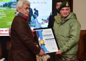 Lt Governor releases ‘The North Kashmir Gazette’ at Srinagar