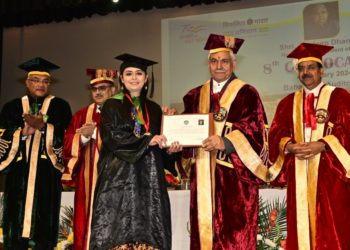 Lt Governor addresses the 8th Convocation Ceremony of SKUAST Jammu