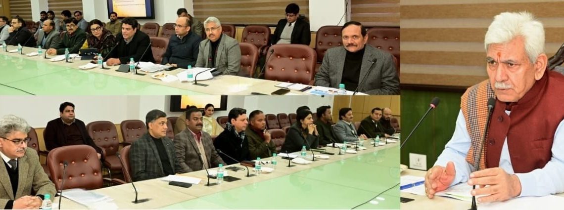 Lt Governor reviews preparations for Khelo India Winter Games 2024