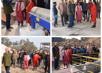 Mandeep Kaur visits Udhampur; inspects sewerage plant, sites for housing colonies