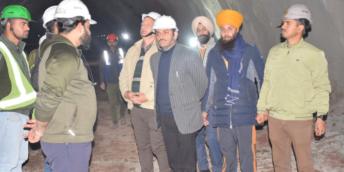 NH144A Widening Project: DDC inspects South Point of 700-meter tunnel at Nowshera