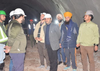 NH144A Widening Project: DDC inspects South Point of 700-meter tunnel at Nowshera