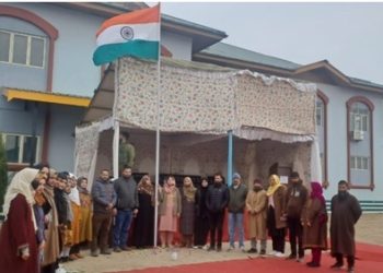R-Day celebrations: Div Com Kashmir unfurls National Flag at Office Premises