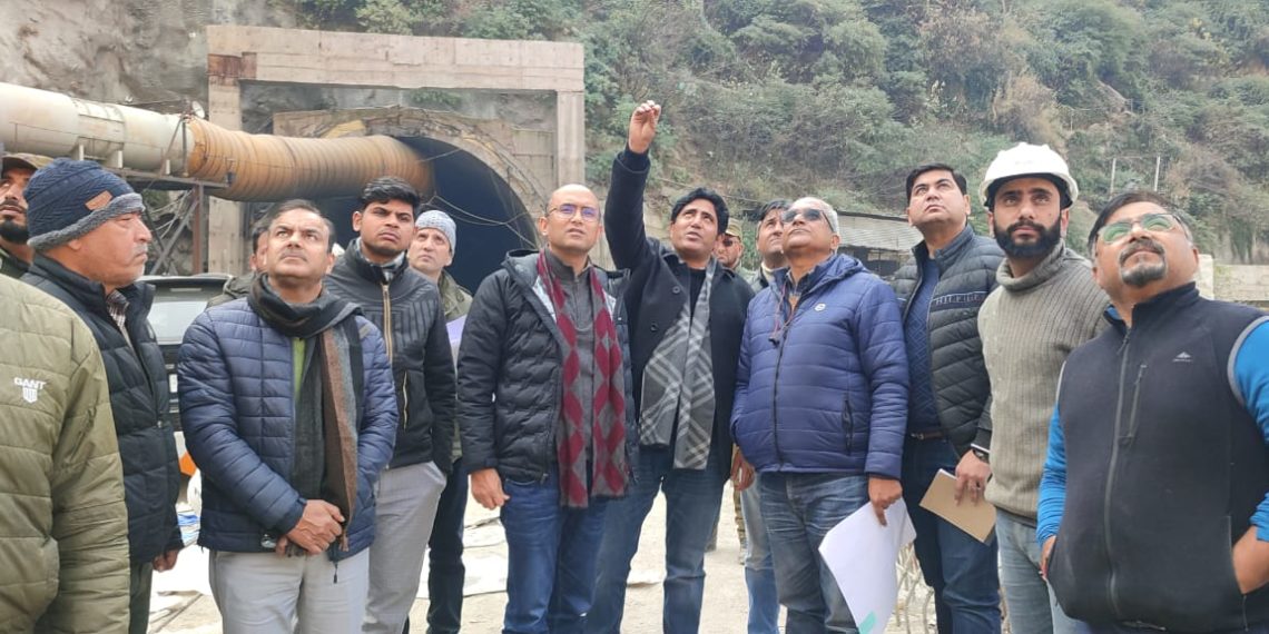 Secretary R&B reviews progress on NH-44 four laning project in Ramban