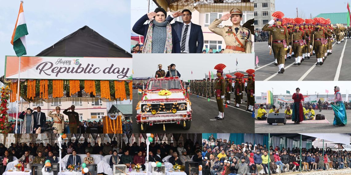 75th Republic Day celebrations held across Kashmir amid patriotic fervour