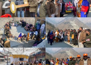 Viksit Bharat Sankalp Yatra traverses across Banihal Town on 54th day