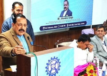 “Jammu and Kashmir born “Aroma Mission” will be among the torchbearers of “Viksit Bharat”, said Union Minister of State (Independent Charge) Science & Technology; MoS PMO, Personnel, Public Grievances, Pensions, Atomic Energy and Space, Dr Jitendra Singh in Jammu today