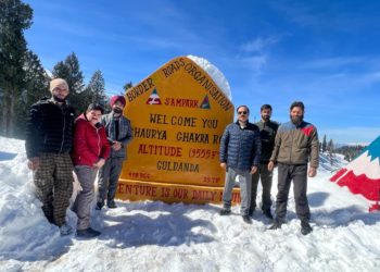 Advisor Bhatnagar visits Bhaderwah, inspects works ongoing developmental projects
