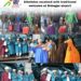 Athletes arrive to a traditional reception at Srinagar Airport