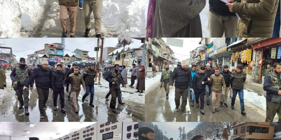 DC Bandipora conducts marathon tour of Bandipora Town, Ajas, Athwatoo areas; assesses post snowfall situation