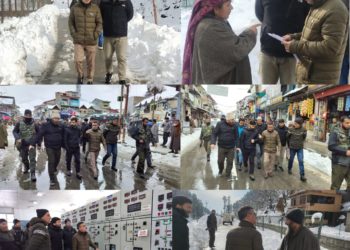 DC Bandipora conducts marathon tour of Bandipora Town, Ajas, Athwatoo areas; assesses post snowfall situation