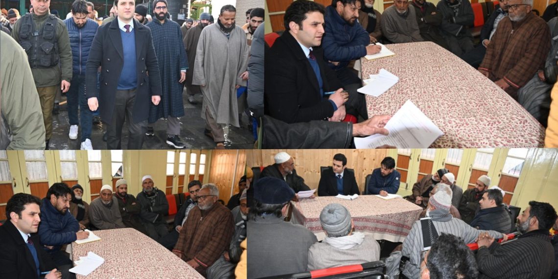 Shab-e-Meraj: DC Kulgam takes stock of arrangements at Ziyarat Shareef Mir Syed Ali Hussain Simnani RA