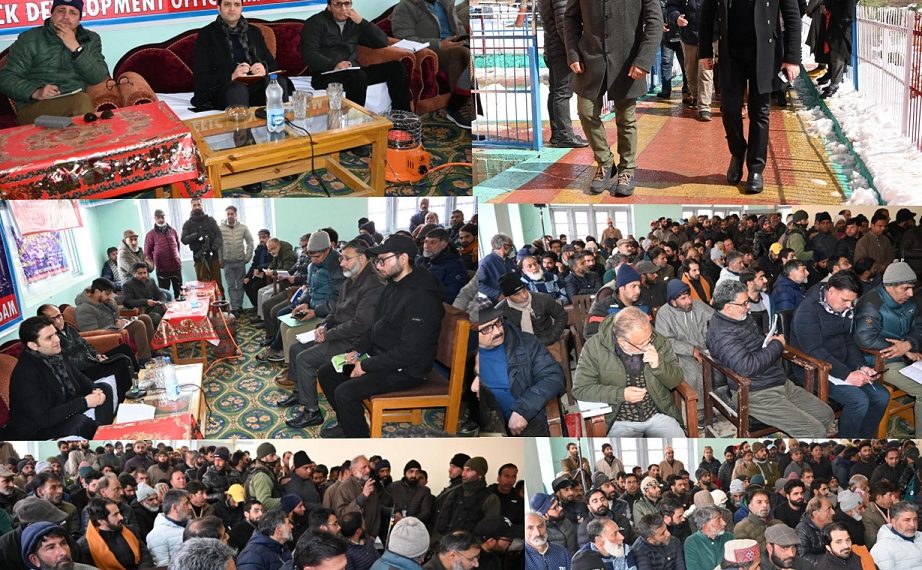 Block Diwas: DC Kulgam chairs public darbar at Manzgam