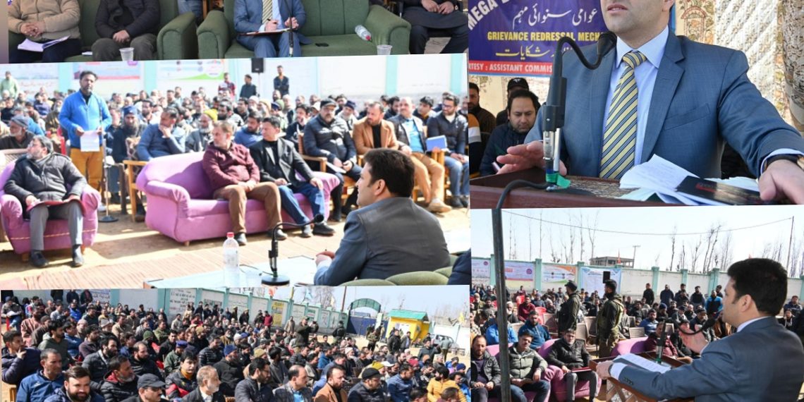 Block Diwas: DC Kulgam holds public grievance redressal camp at Yaripora