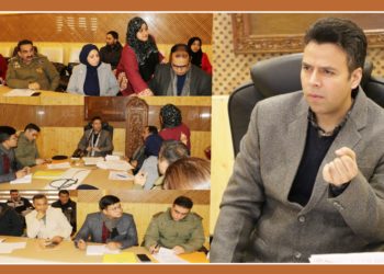 DM Srinagar chairs District Level Screening cum Coordination Committee (DLSCC) meeting
