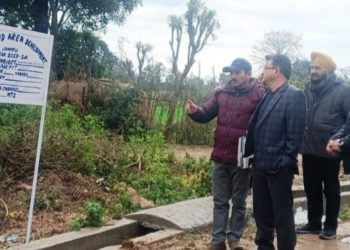 Director Command Area Development Jammu reviews progress of Shahpur Kandi CAD project Kathua
