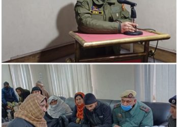 Police held meeting with families of Police Martyrs in Sopore