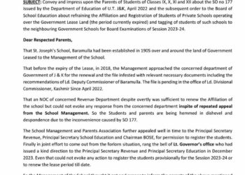 121-year-old missionary school in Kashmir faces closure over lack of land lease docs