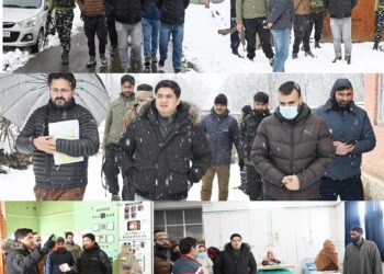 DC Shopian visits several Areas, takes stock of restoration of essential services