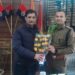 District President BJP Mohammad Amin Shah Extends Warm Welcome to SSP Sandeep Gupta in Ganderbal